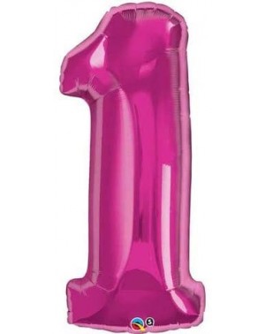 Balloons 32 INCH Pink Number 1 Balloon - CN18XODET0X $7.45