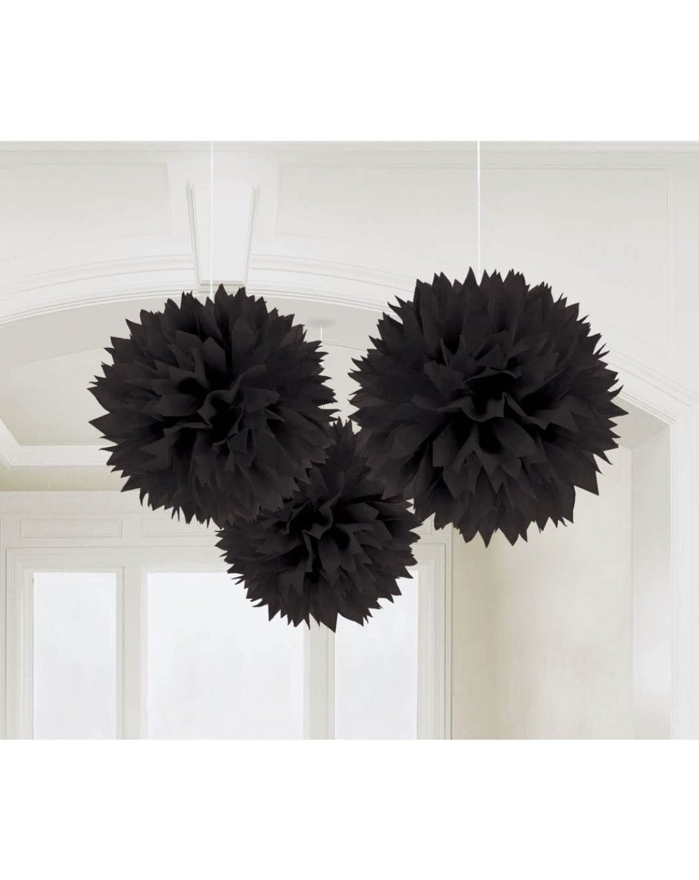 Tissue Pom Poms Set of 3 Tissue Pom Poms Party Decorations for Weddings- Birthday Parties Baby Showers and Nursery Décor (16-...