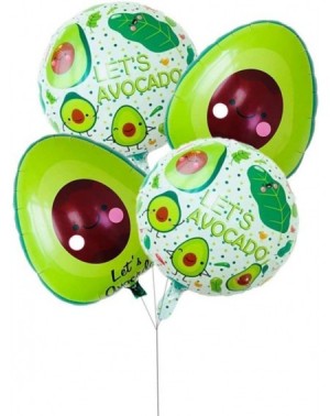 Balloons Avocado Foil Balloons Fruit Balloon-Avocado Decorations-Hawaiian Luau Party Balloons 4Pcs(2 Different Styles) - CN18...