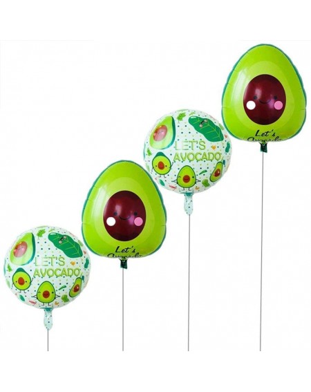 Balloons Avocado Foil Balloons Fruit Balloon-Avocado Decorations-Hawaiian Luau Party Balloons 4Pcs(2 Different Styles) - CN18...