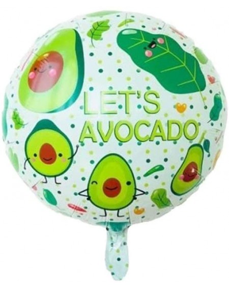 Balloons Avocado Foil Balloons Fruit Balloon-Avocado Decorations-Hawaiian Luau Party Balloons 4Pcs(2 Different Styles) - CN18...