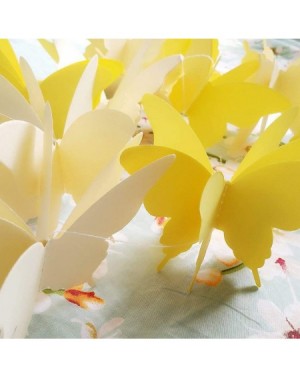 Banners & Garlands Butterfly Hanging Garland 3D Paper Bunting Banner Party Decorations Wedding Baby Shower Home Decor Yellow ...