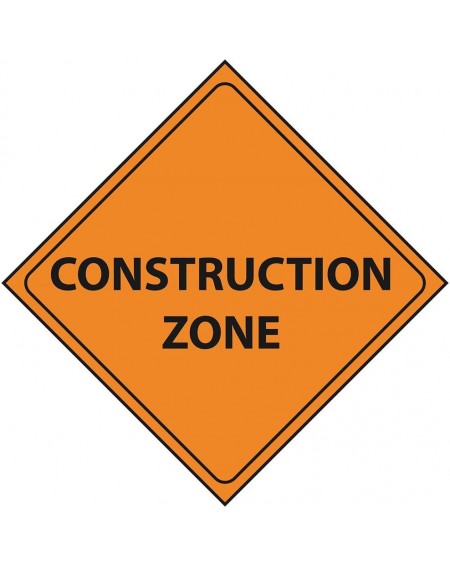 Banners & Garlands Construction Party 6" Sign Cutouts- Construction Party Decorations- Traffic Signs - CJ180UHXQ5A $11.85