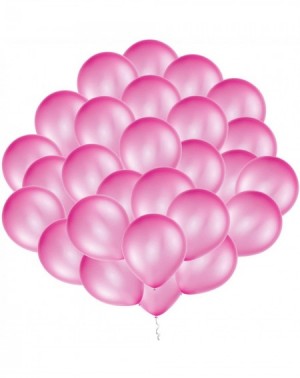 Balloons 100 pcs 12 inch Pink Pearl Latex Balloon for Boy Girl Party for Activity Campaign - C712MYSWLBG $10.56