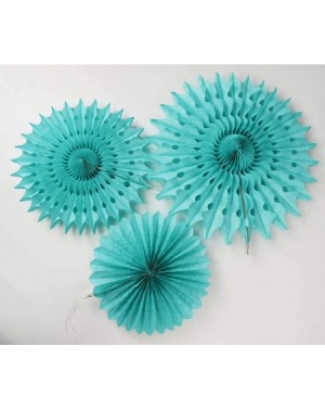 Tissue Pom Poms Bridal Shower Decorations Robin's Egg Blue White Black Tissue Paper Fan Decorations Robin's Turquoise Birthda...