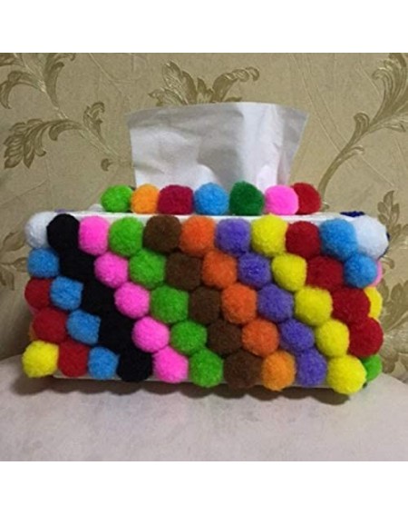 Tissue Pom Poms 100Pcs/lot 15mm Multi-use DIY Soft Pompoms Balls Kids Toys Wedding Decoration Round Felt Balls Pom Poms Craft...