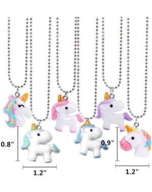 Party Favors 54Pack Rainbow Unicorn Party Supplies-Perfect Unicorn Gifts-Unicorn Necklace Novelty Unicorn Keychain Bulk Unico...