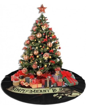 Tree Skirts Customgogo 36" Christmas Tree Skirt- The Nightmare Before Christmas Christmas Tree Mat Soft Carpet for Party Holi...