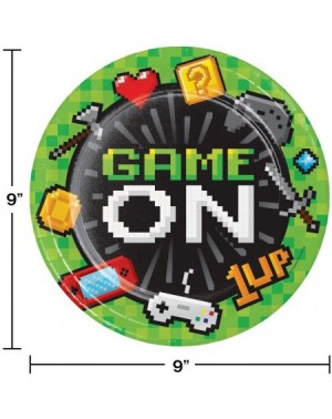 Party Tableware Video Game Party Paper Plates- 24 ct - CK18IXKKOT8 $11.67