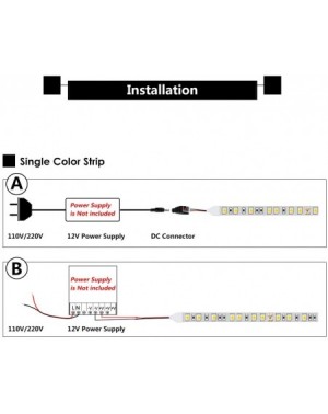 Rope Lights Green LED Strip Light- 16ft/5m SMD5050 300 LEDs 12V Flexible Non-Waterproof LED Tape/ LED Rope/ LED Ribbon 【Green...