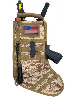 Stockings & Holders Tactical Christmas Stocking with Molle Gear (ACU) - Acu - CN12J6M8JR5 $12.02