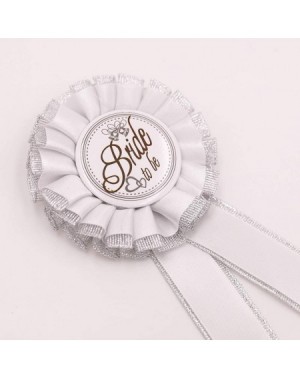 Favors Bride to Be and Groom to Be Tinplate Badge Pins Wedding Buttons for Wedding Bridal Shower Party Decorations - CO196S07...