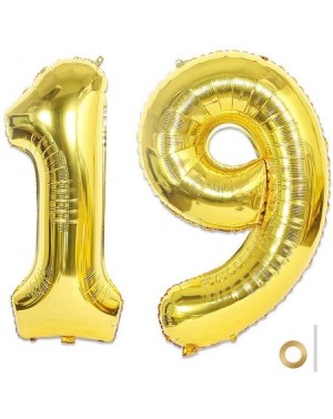 Balloons 2pcs 40 Inch Number Balloon Foil Balloon Number 19 Jumbo Giant Balloon Prom Balloon Mylar Huge Number Balloon for Bi...