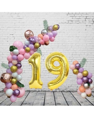 Balloons 2pcs 40 Inch Number Balloon Foil Balloon Number 19 Jumbo Giant Balloon Prom Balloon Mylar Huge Number Balloon for Bi...