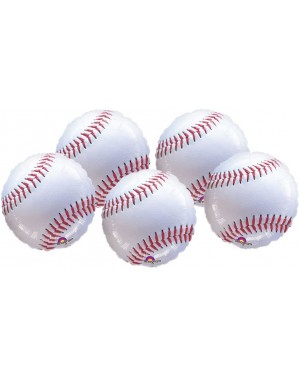 Balloons Set of 5 Baseball Sports 18" Foil Party Balloons - C718H2E7SAO $15.65