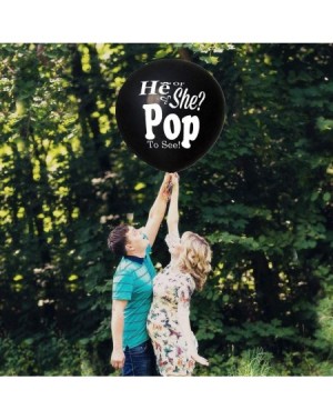 Balloons Gender Reveal Balloon Premium 36" - "He or She Pop to See!" - 2 Balloon Pack - CH192699WOT $9.83