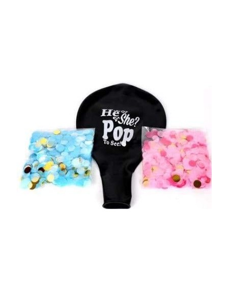 Balloons Gender Reveal Balloon Premium 36" - "He or She Pop to See!" - 2 Balloon Pack - CH192699WOT $9.83