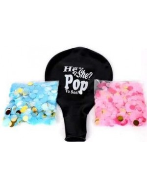 Balloons Gender Reveal Balloon Premium 36" - "He or She Pop to See!" - 2 Balloon Pack - CH192699WOT $9.83