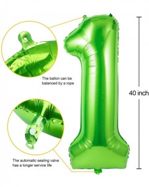 Balloons 40 Inch Single Green Number 0 Balloons- Large Numbers 0-9 Helium Foil Mylar Big Number Balloon for 0th Borthday Part...