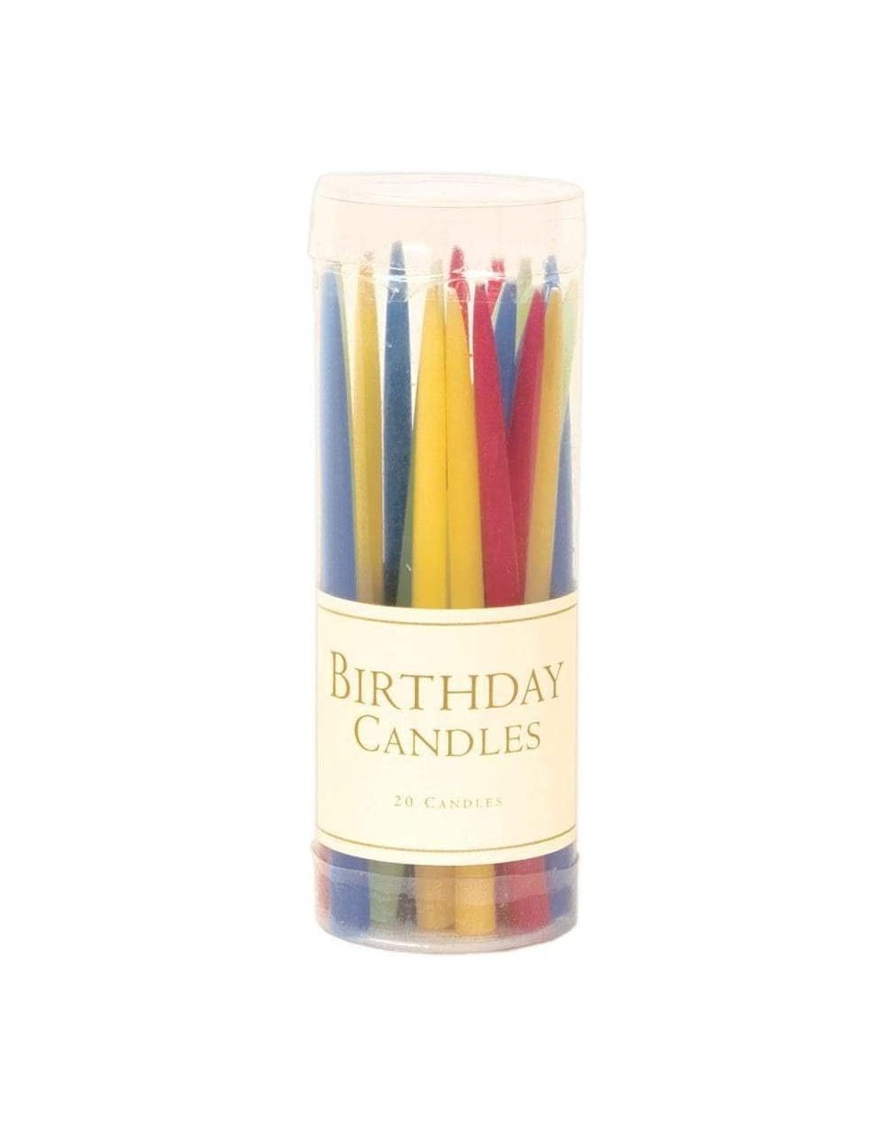 Cake Decorating Supplies Birthday Candles in Bright Colors - 20 Candles Per Box - CH118HIFCAL $8.74