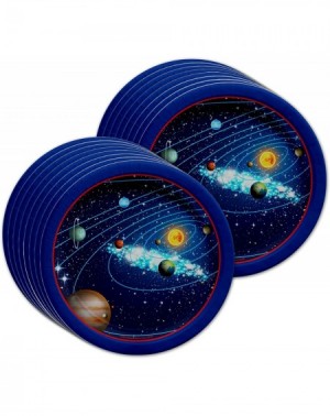 Party Packs Solar System Outer Space Birthday Party Supplies Set Plates Napkins Cups Tableware Kit for 16 - CG12BJHOJ5V $11.93