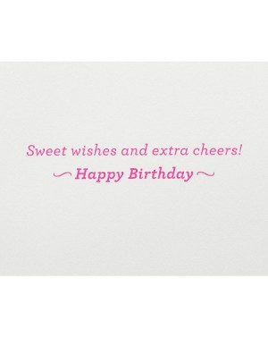 Cake Decorating Supplies Birthday Card (Martini and Donut) - C718UN2KYWE $7.85