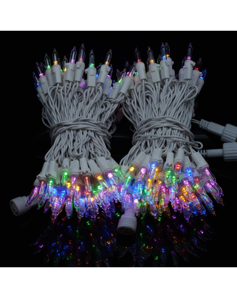 Multicolor Christmas Lights With White Wire