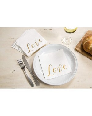 Tableware Love Paper Luncheon Napkin- Set of 20-7 x 1 x 7 Inches - C2182KX6TM5 $8.62