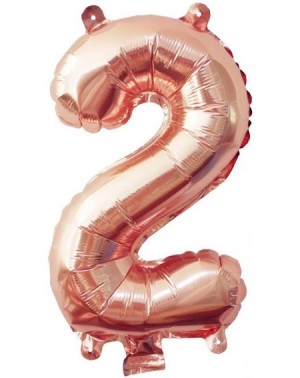 Balloons 16 Inch Rose Gold Balloons Letter A to Z Number 0 to 9 Foil Balloons for Wedding Prom Birthday Party Baby Shower Chr...