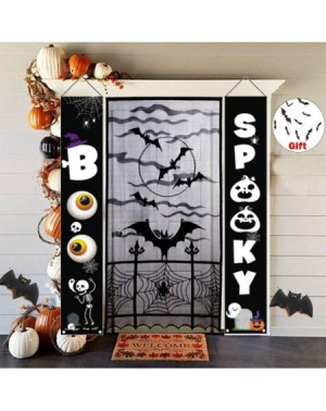 Banners Halloween Decorations Outdoor-Halloween Banners Spooky Boo- Halloween Signs for Front Door or Indoor Home Decor-Porch...