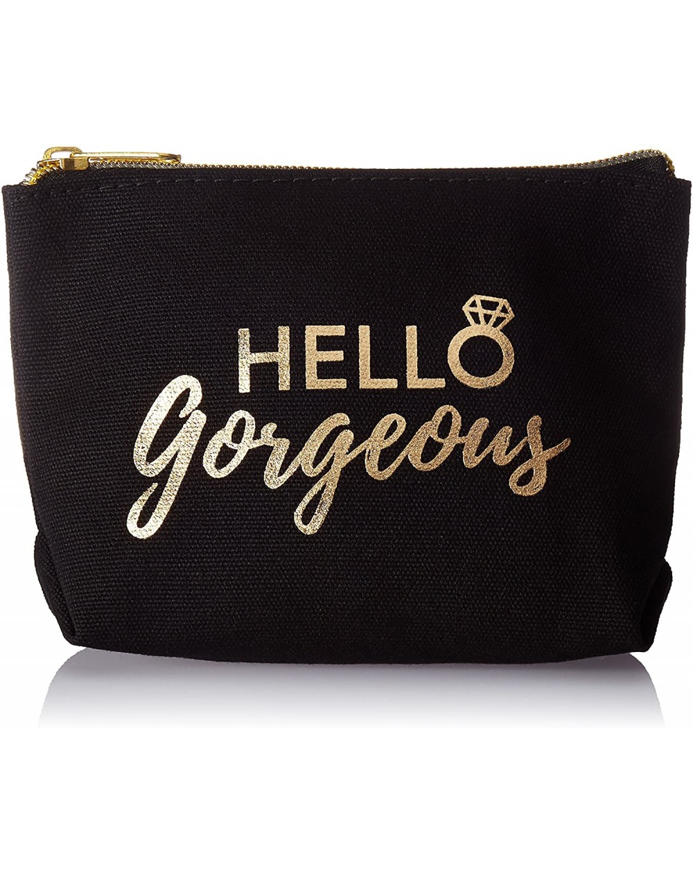 Favors Hello Gorgeous Canvas Makeup Bag - CN12OBXIXJ6 $12.34