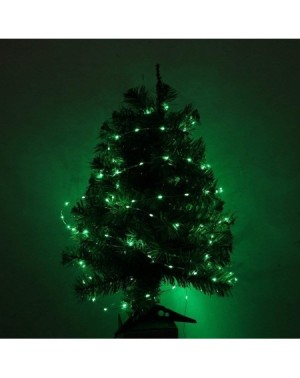 Indoor String Lights Green LED String Lights USB Plug Solid ON Mode 33Ft 100 LED Fairy Decorative Lighting Spring Festival Ho...