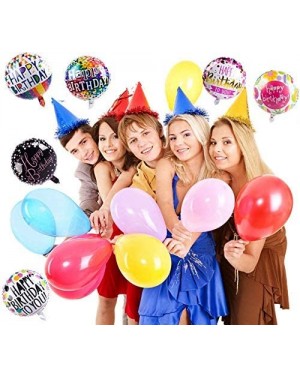 Balloons 18 Inch Happy Birthday Foil Balloons Round Mylar Helium Balloon Birthday Party Decoration Supplies Letter Balloons o...