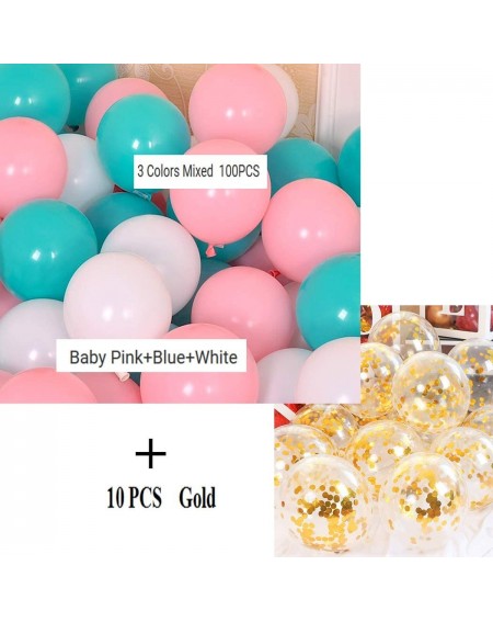 Balloons 114 Pieces Balloon Arch Garland Balloon Garland Kit for Baby Shower Bridal Girls Birthday Party Decorations Gold Pin...