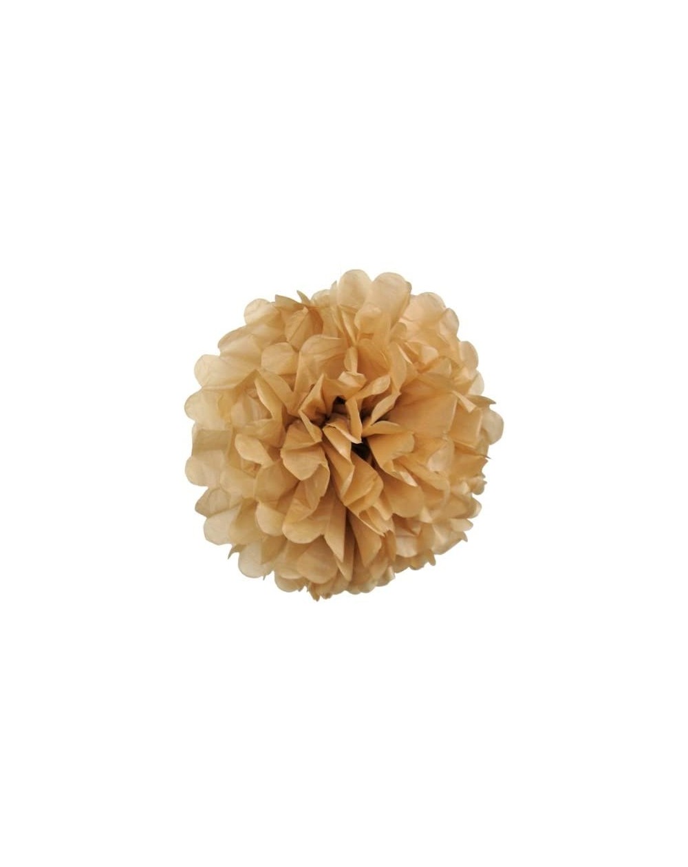 Tissue Pom Poms Tissue Pom Pom Paper Flower Ball 20inch Taupe - Taupe - CE11H6PEZ9L $10.22