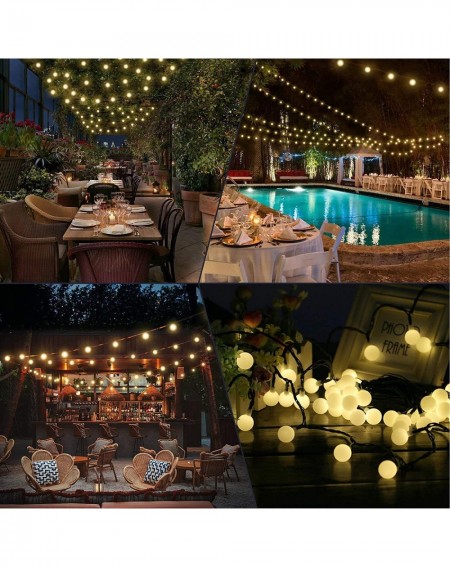 Outdoor String Lights Solar String Lights- 60LED 36ft Solar Garden Lights Fairy Lights 8 Modes Waterproof Outdoor Decorative ...