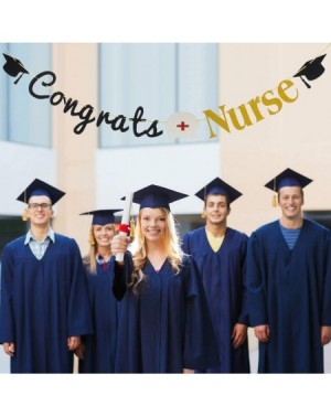 Banners 2019 Nurse Congrats Signs Graduation Party Decorations Congrats Nurse Banner Sign Congratulations Bunting Garland Gra...