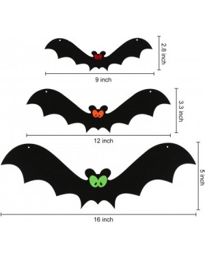 Favors 12PCS Halloween Bat Decorations - Halloween Party Haunted House/Yard Decorations Supplies Hanging Bats - CQ18YCK89WW $...