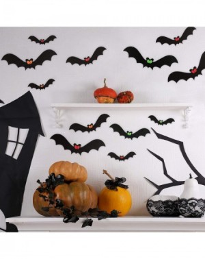 Favors 12PCS Halloween Bat Decorations - Halloween Party Haunted House/Yard Decorations Supplies Hanging Bats - CQ18YCK89WW $...