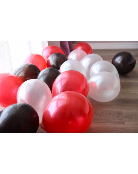 Balloons Balloon 12 inch red Pearlized/Metallic Balloon for Party Decoration- 100 Pieces Packing (red) - Red - C8196Z02XE5 $1...