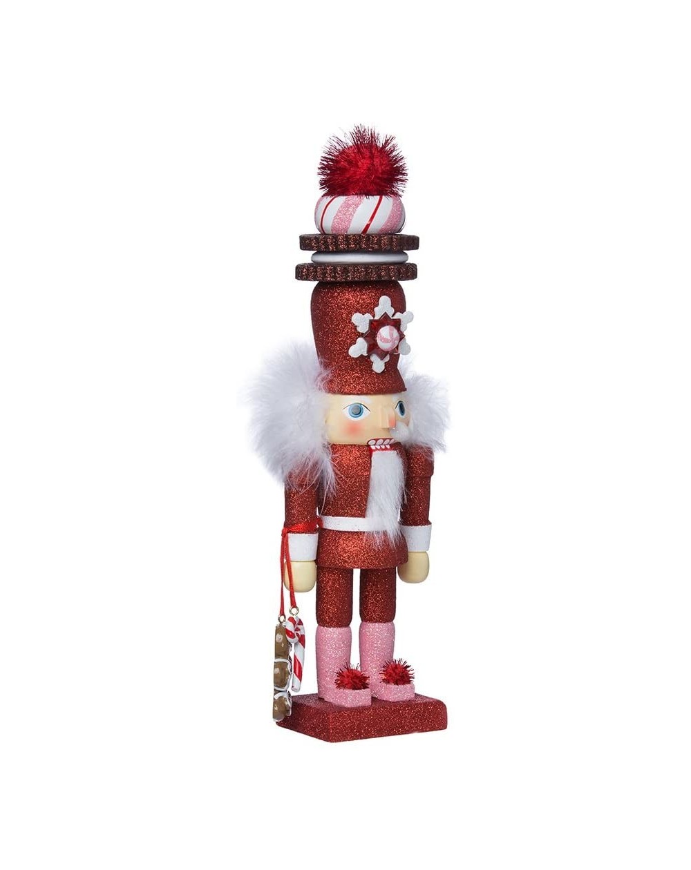 Nutcrackers 12-Inch Hollywood Red Gingerbread Nutcracker with Cookie Hat - CS118OEDHJH $21.64