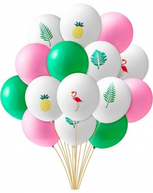 Party Packs 123 Pcs Tropical Hawaiian Party Decorations Flamingo Party Supplies Including Palm Leaves Flamingo Banner Balloon...