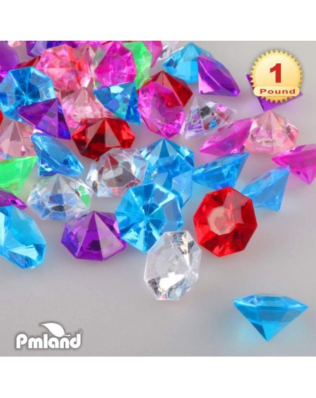 Party Favors Acrylic Diamond Gems and Jewels- Bulk 1 Pound Bag-Approximately 60 Pieces- Assorted Colors - CE184RAUMUM $12.57