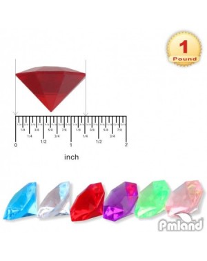 Party Favors Acrylic Diamond Gems and Jewels- Bulk 1 Pound Bag-Approximately 60 Pieces- Assorted Colors - CE184RAUMUM $12.57