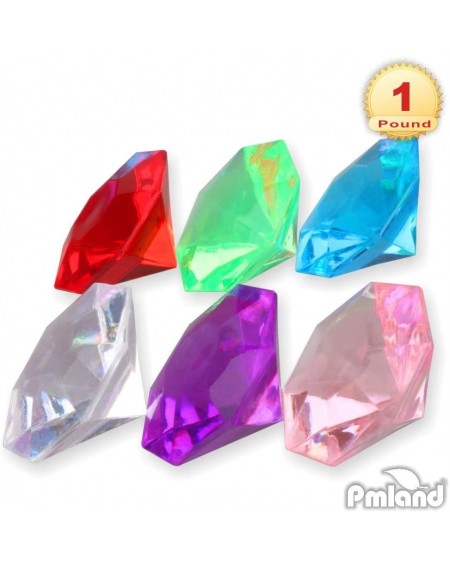 Party Favors Acrylic Diamond Gems and Jewels- Bulk 1 Pound Bag-Approximately 60 Pieces- Assorted Colors - CE184RAUMUM $12.57