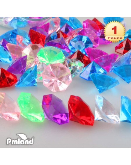 Party Favors Acrylic Diamond Gems and Jewels- Bulk 1 Pound Bag-Approximately 60 Pieces- Assorted Colors - CE184RAUMUM $12.57