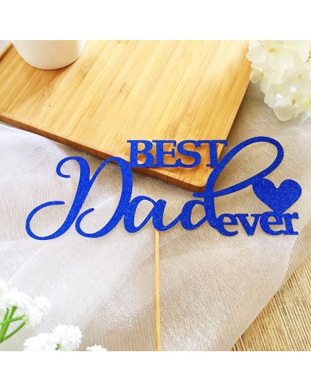 Cake & Cupcake Toppers Happy Fathers Day Cake Topper-Best Dad Ever-Love You Dad Cake Topper to Celebrating 2020 Fathers Day F...