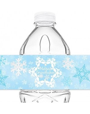 Favors Snow Princess Bottle Wraps - 20 Snowflake Water Bottle Labels - Snowflake Decorations - Made in the USA - CH18644XSXM ...