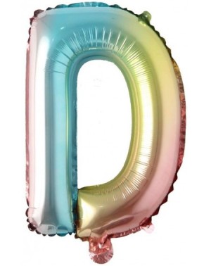 Balloons 16 inch Gradient Rainbow Letter Number Balloons Unicorn Party foil Balloon Baby Shower 1 Birthday Party Decorations ...