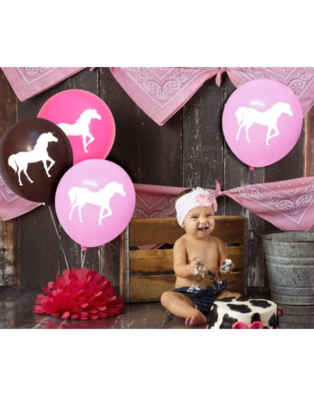 Balloons 45 Pcs Cowgirl Balloons for Western Cowgirl Party Decorations and Supplies- Horse Baby Shower - CZ18YMD9TN8 $9.32